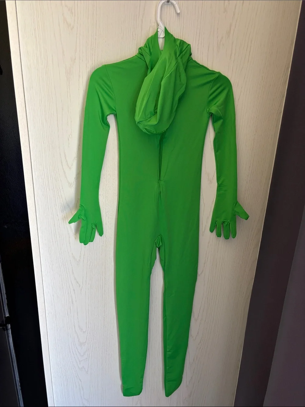Kids Green Skin Halloween Costume Small Full Body 1 Piece Bodysuit